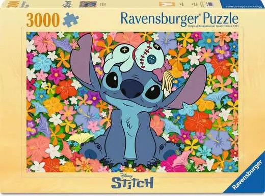 Ravensburger - Stitch en fleurs 3000p - 2000 PIÈCES ET PLUS - RAVENSBURGER