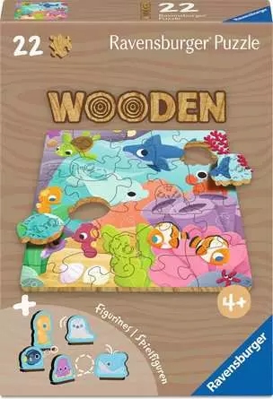 Ravensburger - Bois Monde marin 22 pièce - 22 PIÈCES - RAVENSBURGER