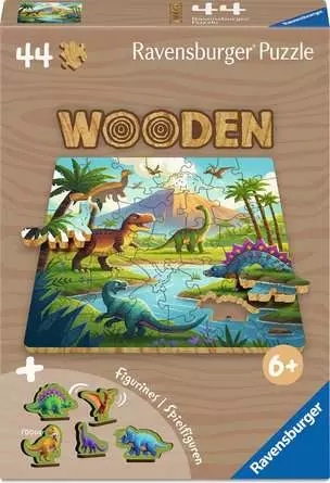 Ravensburger - Bois Dinosaures 44 pièces - 25 A 50 PIECES - RAVENSBURGER