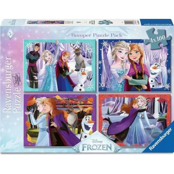 Ravensburger - Disney Frozen 4x100pc - 100 PIECES - RAVENSBURGER