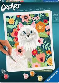 CreArt - Touffu et Floral - DESSIN & COLORIAGE - RAVENSBURGER