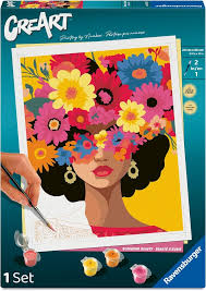 CreArt - Beauté fleurie - DESSIN & COLORIAGE - RAVENSBURGER