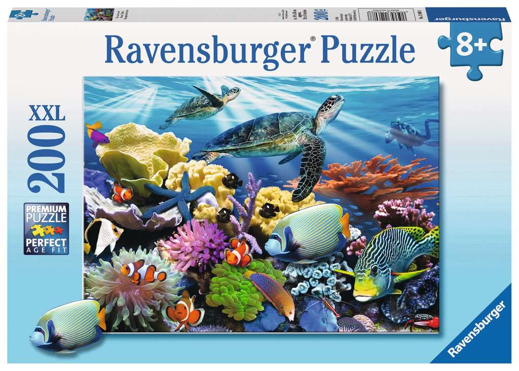 CASSE TETE 200 XXL TORTUES DE MER - 200 PIÈCES XXL - RAVENSBURGER