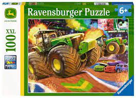 CASSE-TETE 100XXL JOHN DEERE GRANDES - 100 PIÈCES XXL - RAVENSBURGER