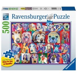 CASE-TETE 500 XL HELLO DOGGIE - 500 PIÈCES XL - RAVENSBURGER