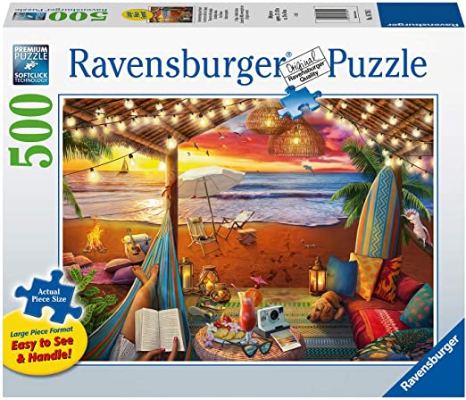 Ravensburger - Cozy Cabana, 500XL pieces - 500 PIÈCES XL - RAVENSBURGER