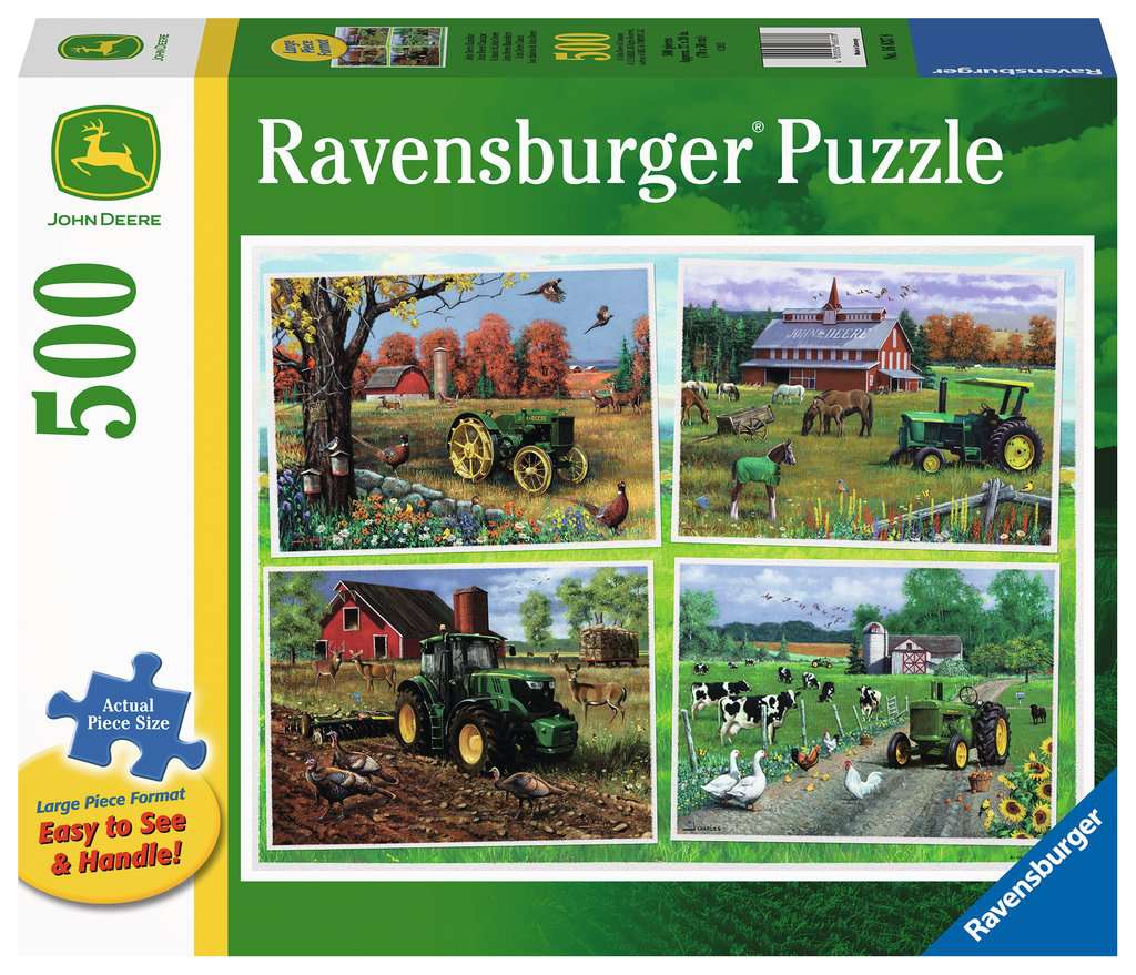 Ravensburger - John Deere Classic, 500XL - 500 PIÈCES XL - RAVENSBURGER