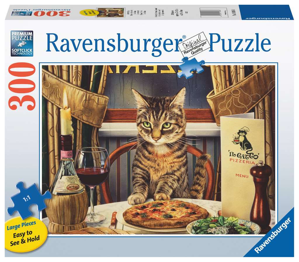 Ravensburger - Diner en tete-a-tete, - 300 PIÈCES XL - RAVENSBURGER
