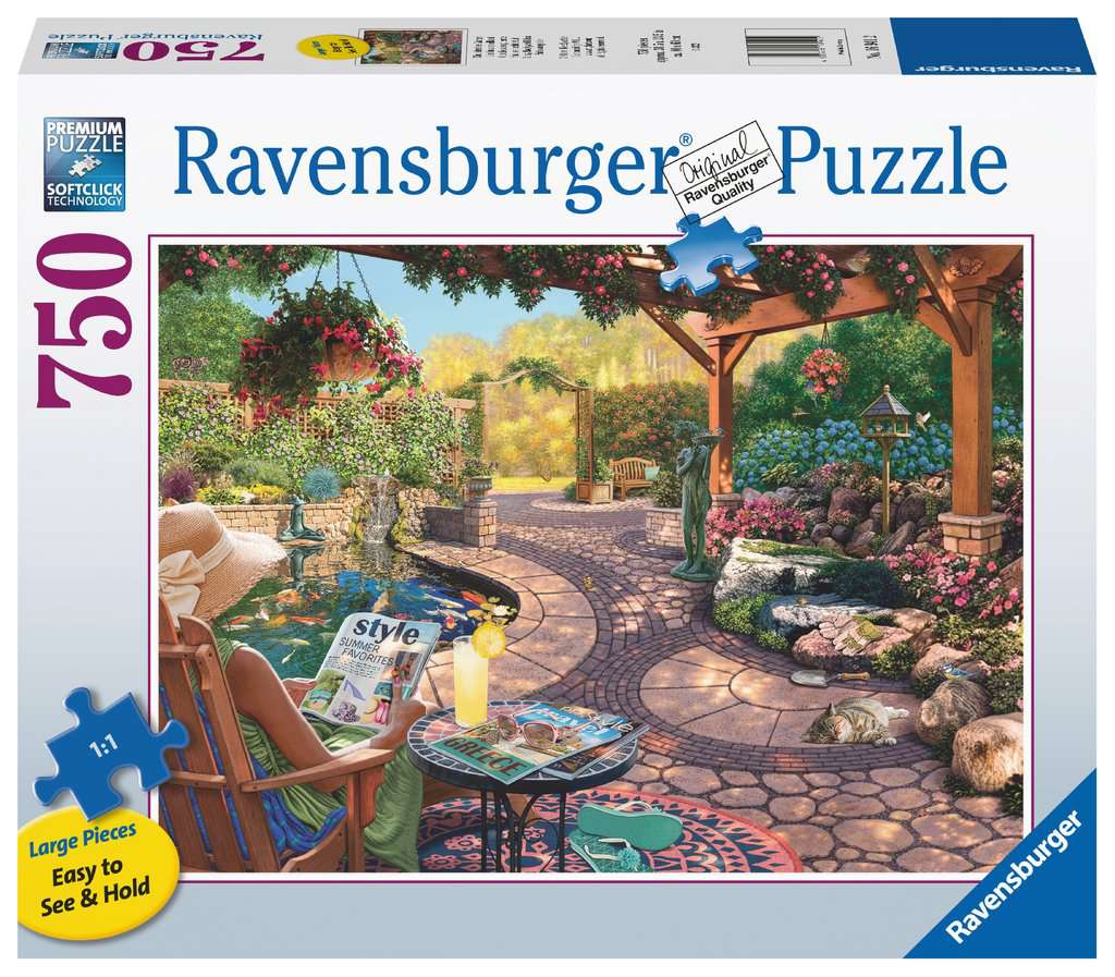 Ravensburger - Jardin accueillant, 750XL - 750 PIÈCES XL - RAVENSBURGER