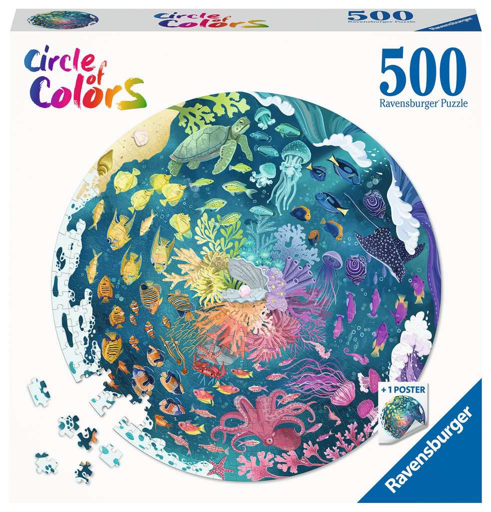 Ravensburger - Ocean, 500 rond - 500 PIÈCES - RAVENSBURGER