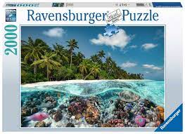 CASSE-TETE 2000 UNE PLONGÉE AUX MALDIVES - 2000 PIÈCES ET PLUS - RAVENSBURGER