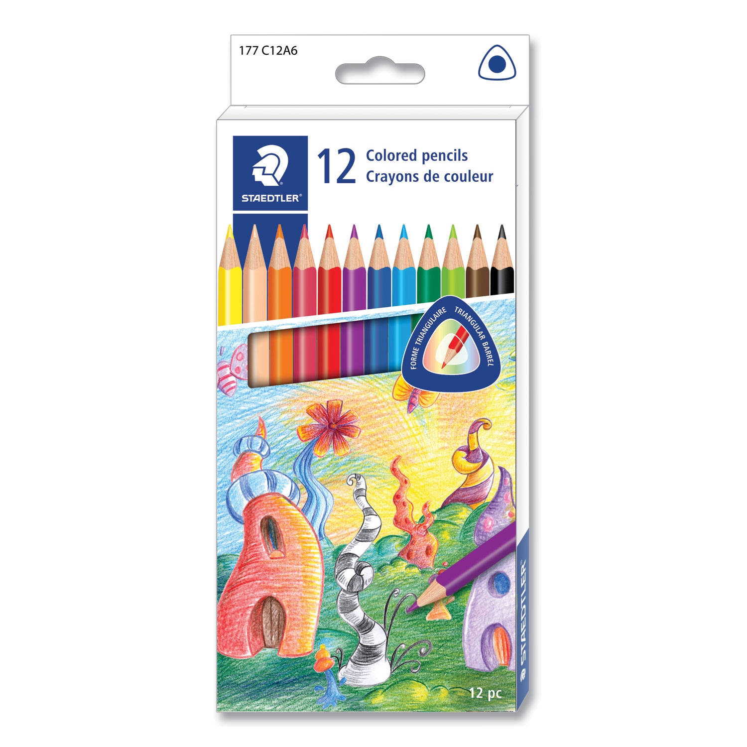 Crayons de couleur Tri 12 crayons - INSTRUMENTS D'ECRITURE - STAEDTLER-MARS
