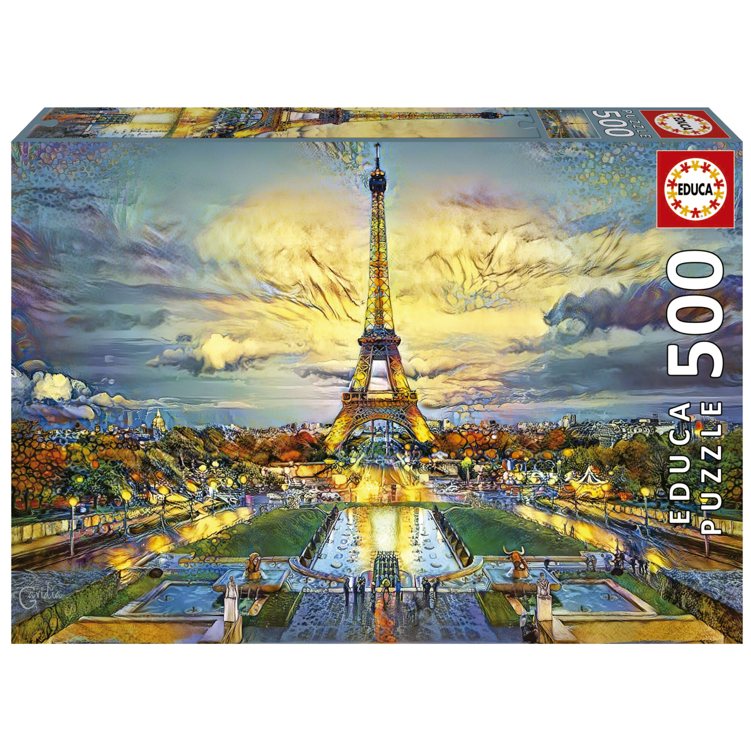 EDUCA - TOUR EIFFEL, 500 Pieces - 999 PIECES ET MOINS - educa