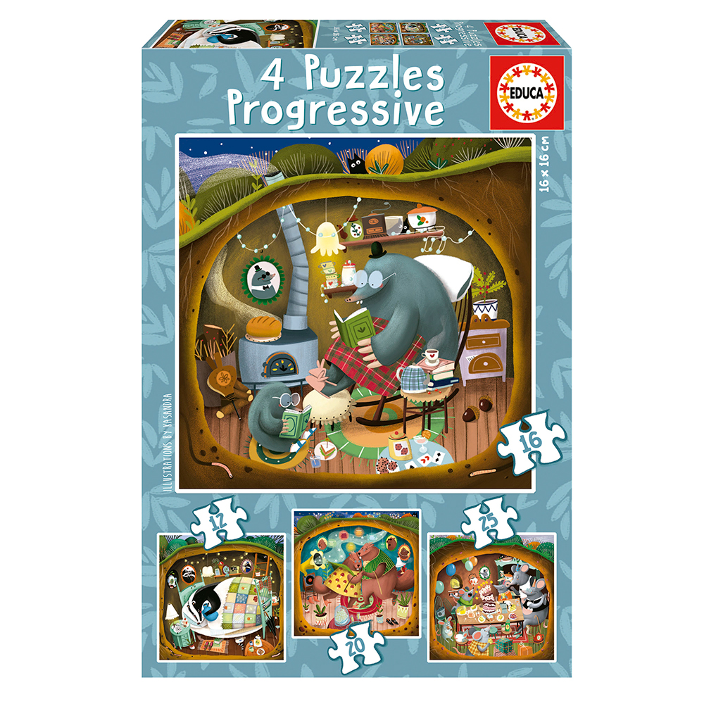 Edcua - Contes de la foret, progressif - CASSE-TETE ADULTE - RAVENSBURGER