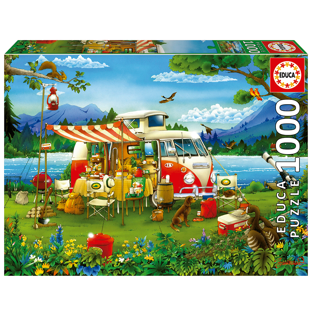 Educa, Vacance a la Campagne 1000 pieces - 1000 PIÈCES - educa
