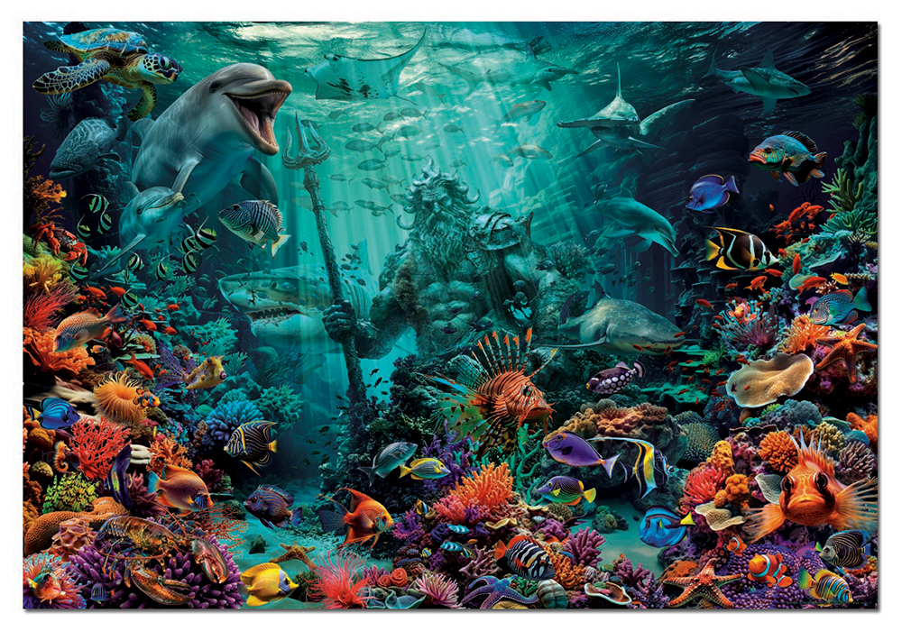Educa, Récif de corail, 1000 pièces - 1000 PIÈCES - educa
