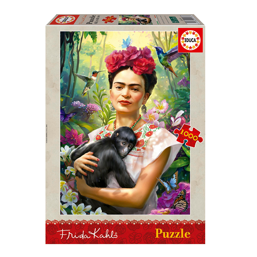 Educa, Frida Kahls, 1000 pièces - 1000 PIÈCES - educa
