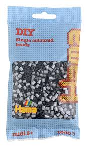HAMA 1000 PERLES ARGENT - MATÉRIEL & ACCESSOIRES - RAINBOW LOOM