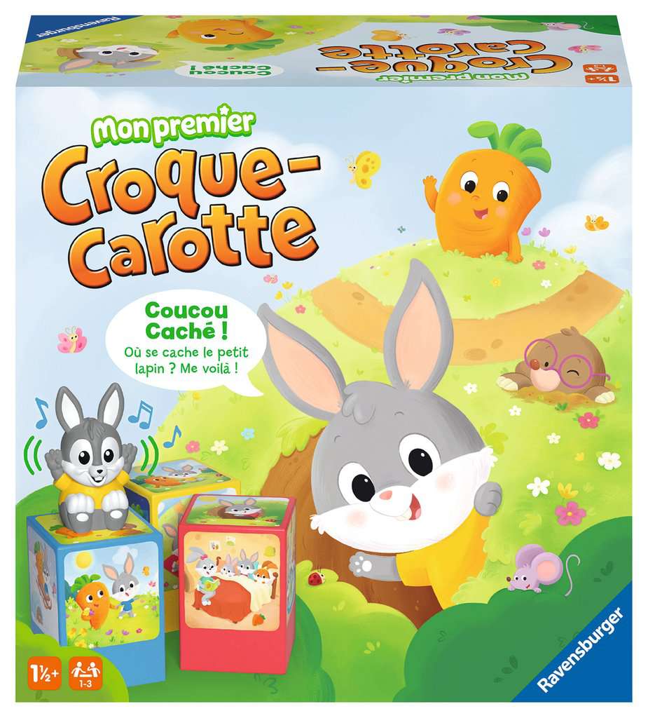 MON PREMIER CROQUE CAROTTE - JEUX POUR ENFANTS - RAVENSBURGER