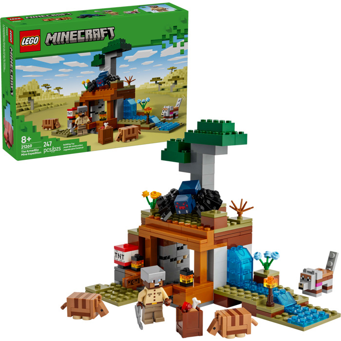 Minecraft - L'expédition dans mine tatou - CONSTRUCTION - LEGO