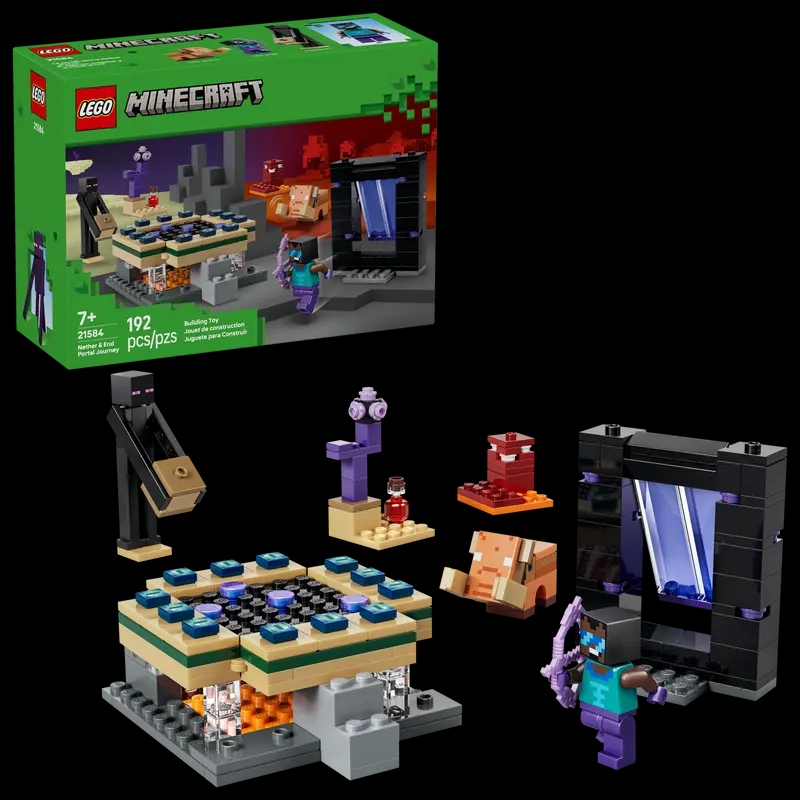 Minecraft - Le portail vers le Nether et - CONSTRUCTION - LEGO