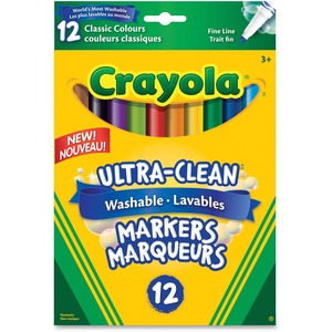 Marqueurs Crayola lavables trait fin - MATÉRIEL & ACCESSOIRES - CRAYOLA