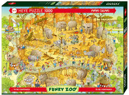 HEYE - FUNKY ZOO AFRICAN HAB., 1000 - CASSE-TÊTE ADULTES - HEYE