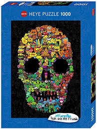 HEYE 1000 DOODLE SKULL - CASSE-TÊTE ADULTES - HEYE