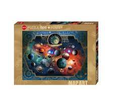 HEYE 1500 SPACE WORLD, MAP ART - 1500 PIÈCES - HEYE