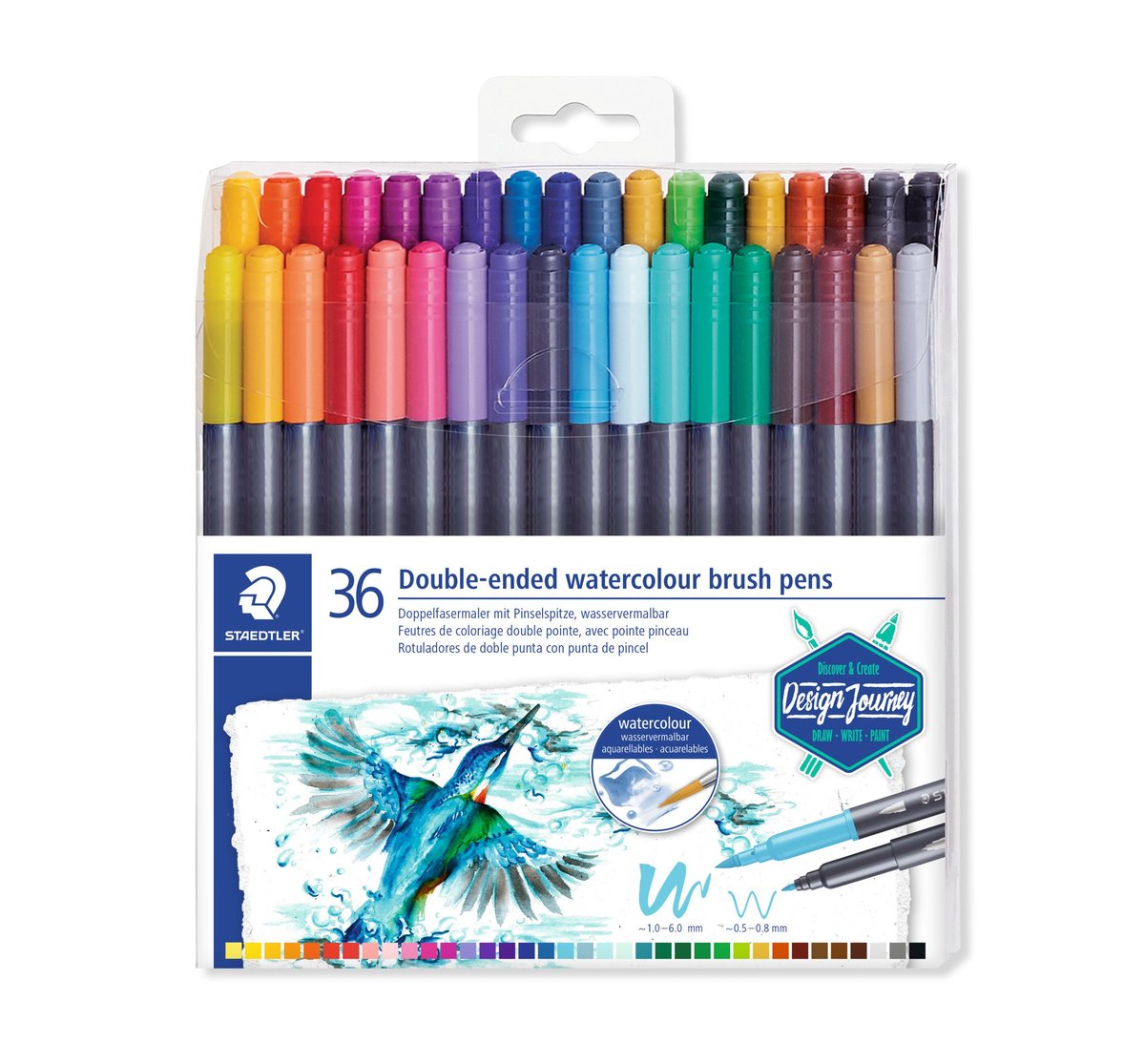 Feutre double aquarellable x36 - INSTRUMENTS D'ECRITURE - STAEDTLER-MARS
