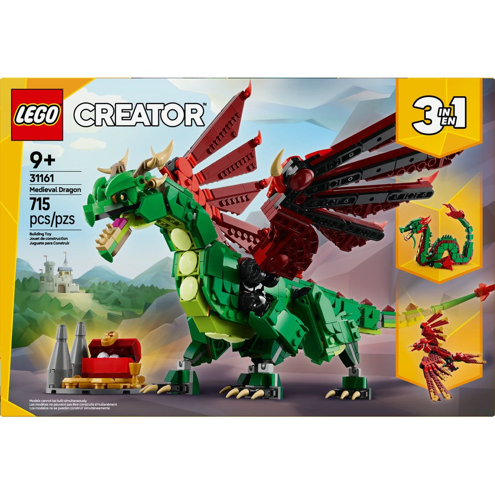Creator - Le Dragon Medieval, 715 pcs - CONSTRUCTION - LEGO