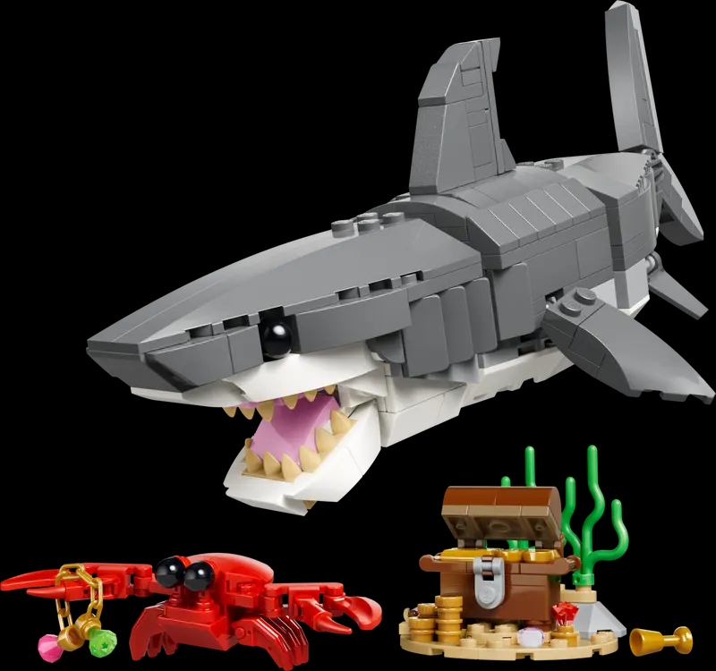 Creator - Redoutable requin et le coffre - CONSTRUCTION - LEGO