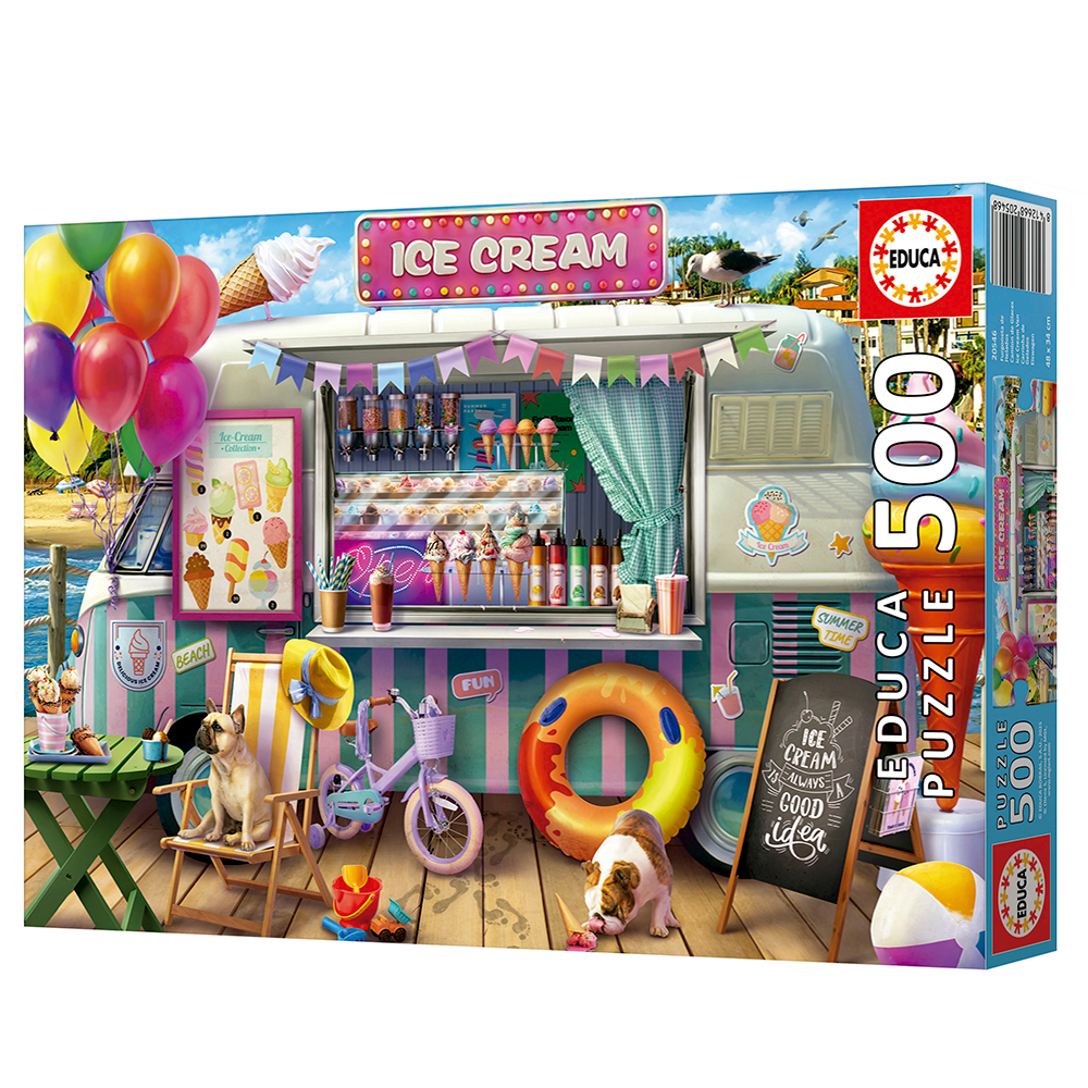 Educa - Camion de glaces, 500pcs - Educa - Camion de glaces, 500pcs - educa