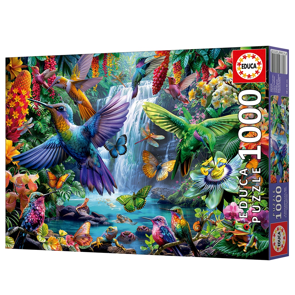 Educa - Colibris tropicaux 1000pcs - 1000 PIÈCES - educa