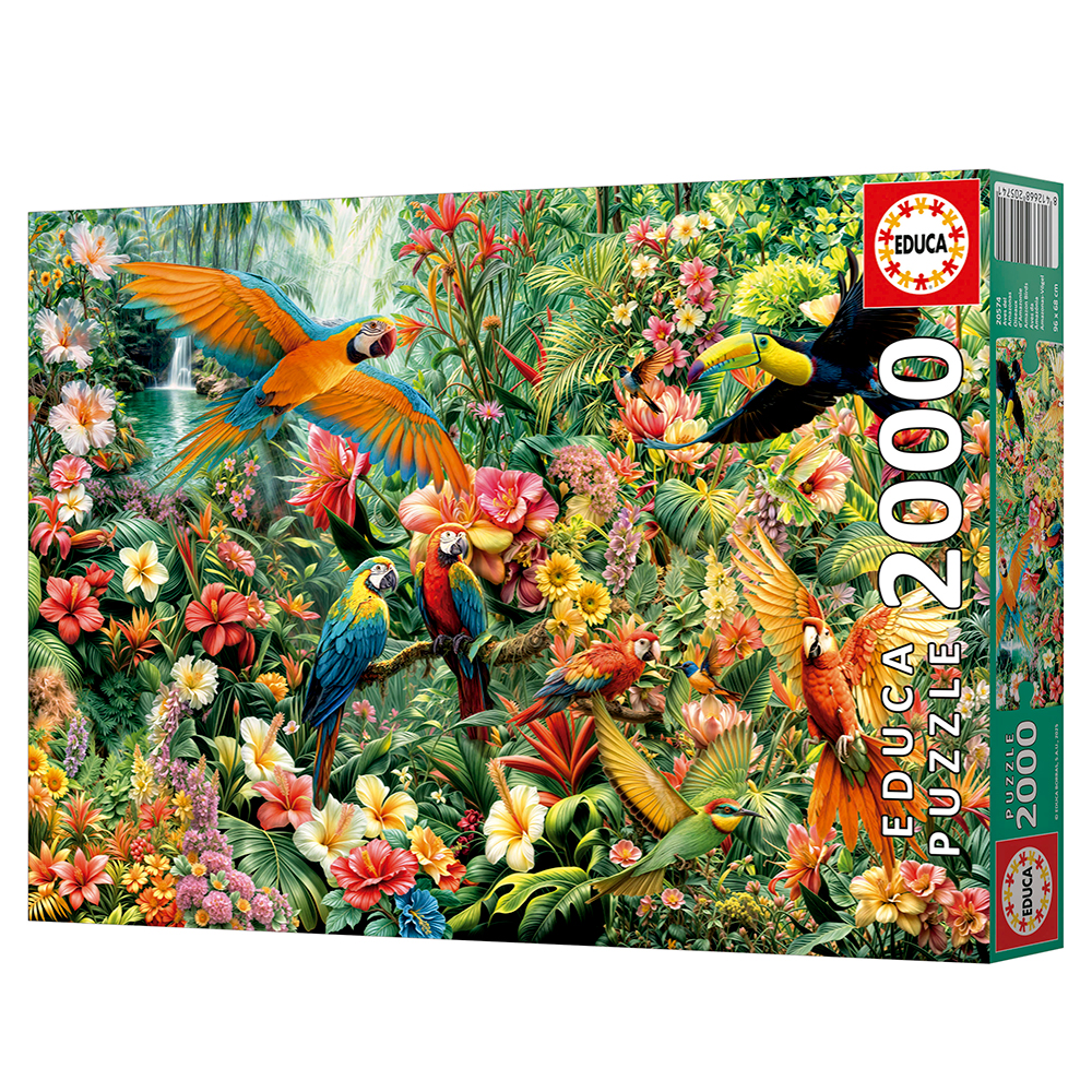 Educa - Oiseaux d'Amazonie, 2000pcs - Educa - Oiseaux d'Amazonie, 2000pcs - educa