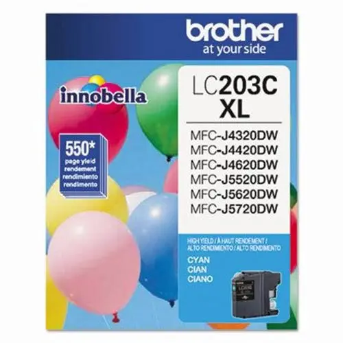 CART J-ENCRE BROTHER LC203C XL CYAN - INFORMATIQUE - BROTHER