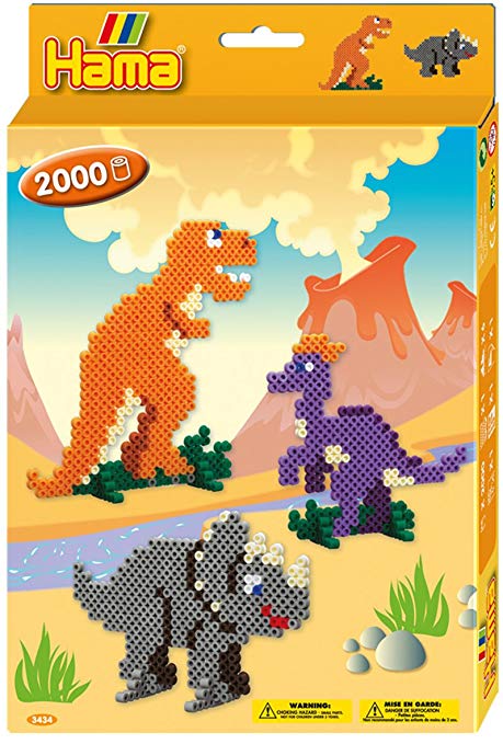 HAMA 2000 DINOSAURES - PROJET DE BRICOLAGE - HAMA