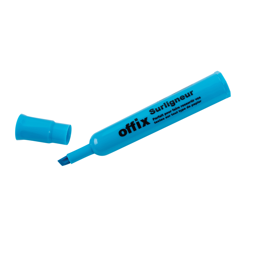 SURLIGNEUR OFFIX BLEU - INSTRUMENTS D'ECRITURE - OFFIX