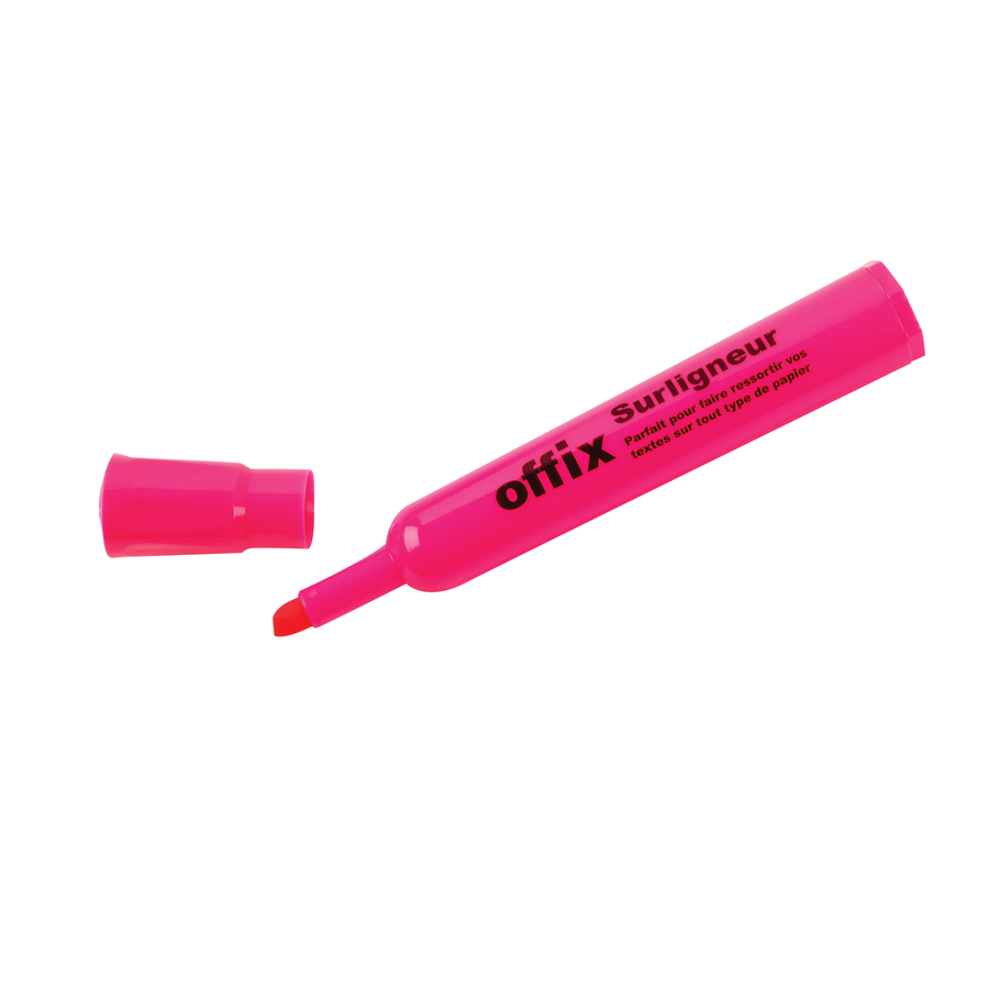 SURLIGNEUR OFFIX ROSE - INSTRUMENTS D'ECRITURE - OFFIX