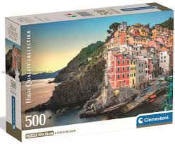 Clementoni - Côte de Riomaggiore, 500 - 999 PIECES ET MOINS - CLEMENTONI