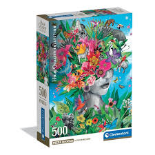 Clementoni - Tête dans la jungle, 500 - 999 PIECES ET MOINS - CLEMENTONI