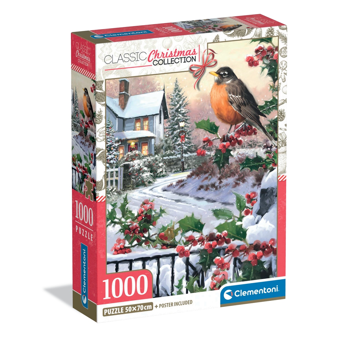 Clementoni - Robin et Holly Buissons - 1000 PIÈCES - CLEMENTONI