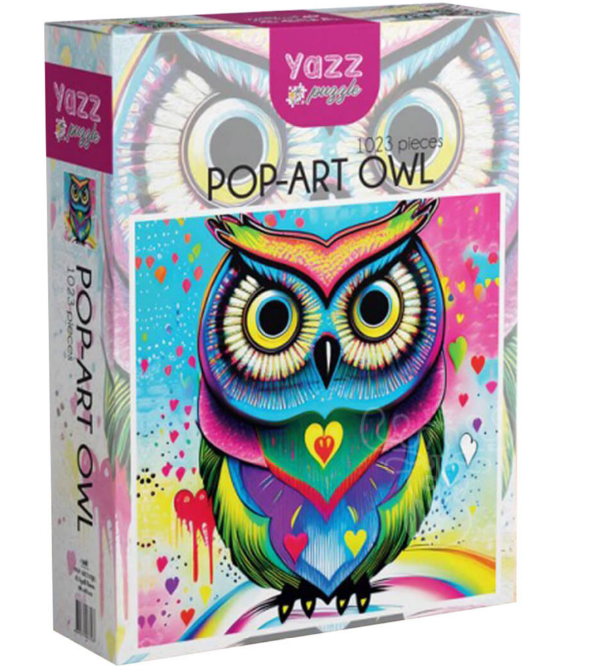 YAZZ - POP-ART OWL, 1023 PCES - 1000 PIÈCES - YAZZ
