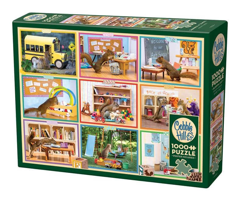 Cobble Hill - Squirrels at School, 1000 - 1000 PIÈCES - COBBLE HILL