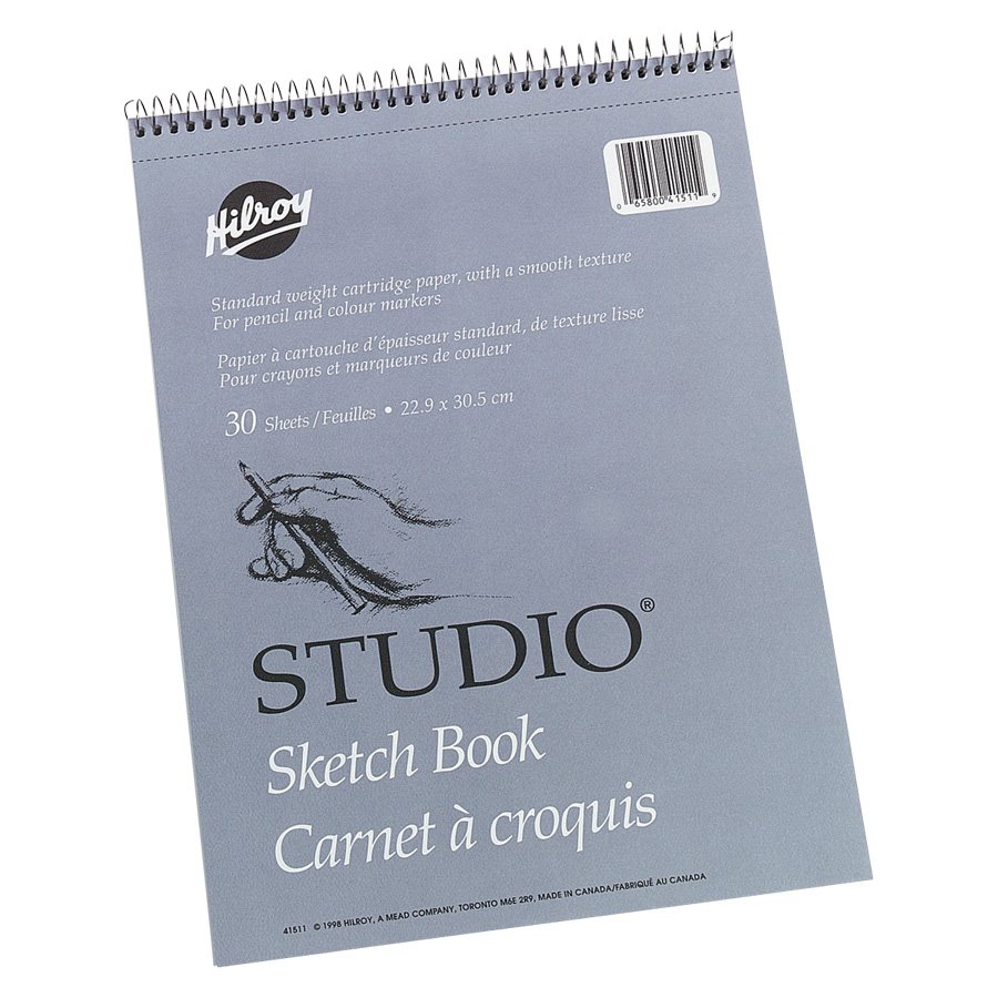 CARNET SPIRALE STUDIO 9 X 12 30F - PAPETERIE - HILROY