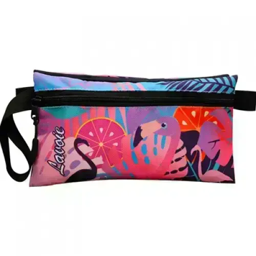 LAVOIE ETUI DOUBLE FLAMANT - SAC CHIC CHOC - Lavoie