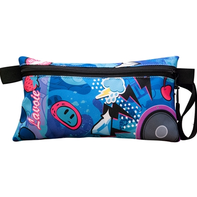 LAVOIE ETUI DOUBLE SPLASH - SAC A DOS,LUNCH,ETUIS A CRAYON - Lavoie