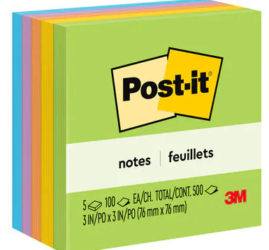 POST-IT 3X3 ULTRA - PAPETERIE - 3M