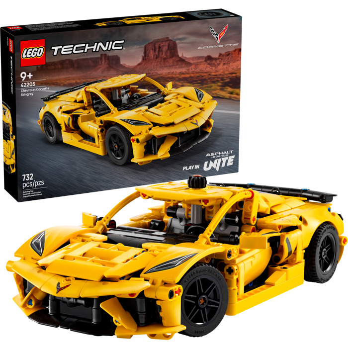 TECHNIC - CHEVROLET CORVETTE STINGRAY - CONSTRUCTION - LEGO