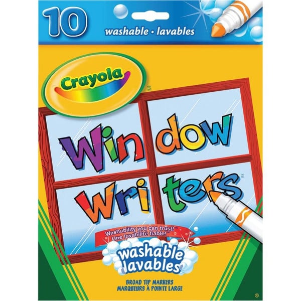 Marqueurs Crayola lavables pour fenêtre - MATÉRIEL & ACCESSOIRES - CRAYOLA